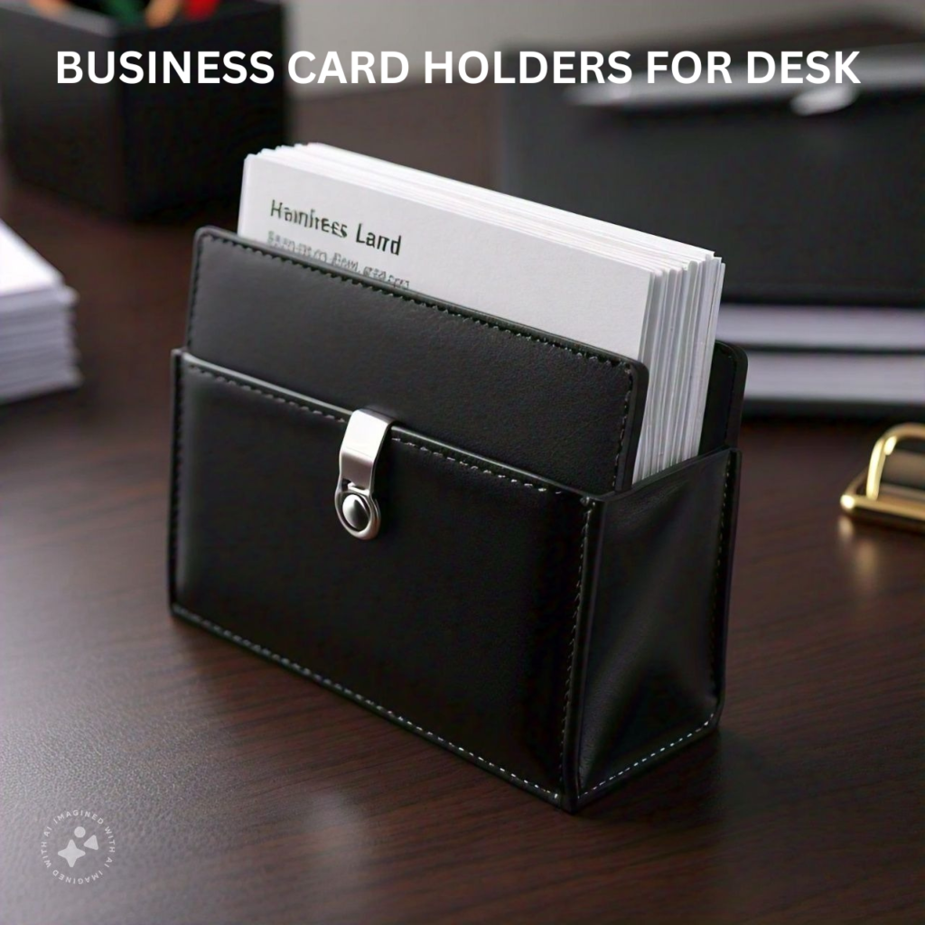 A pic show business card holders for desk 