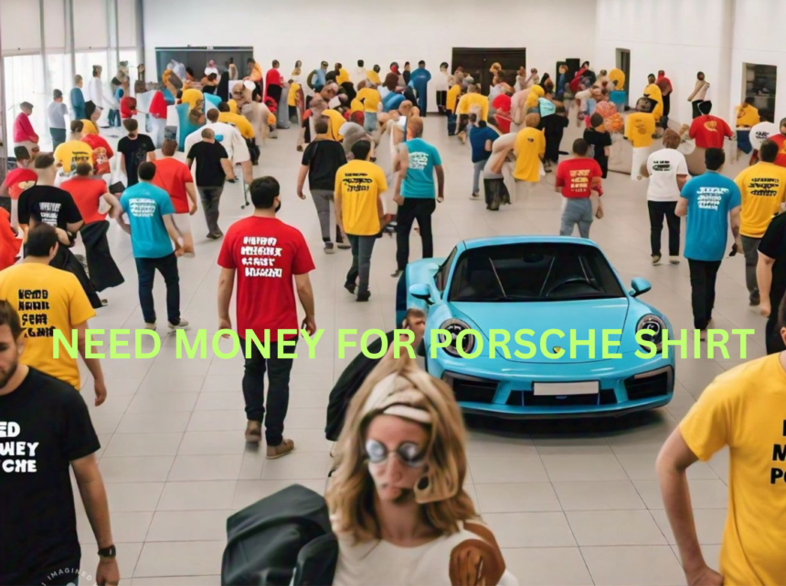 A pic show need money for porsche shirt