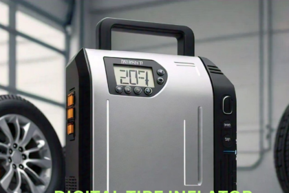 A pic show Digital tire inflator