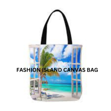 A pic show fashion island canvas bag 