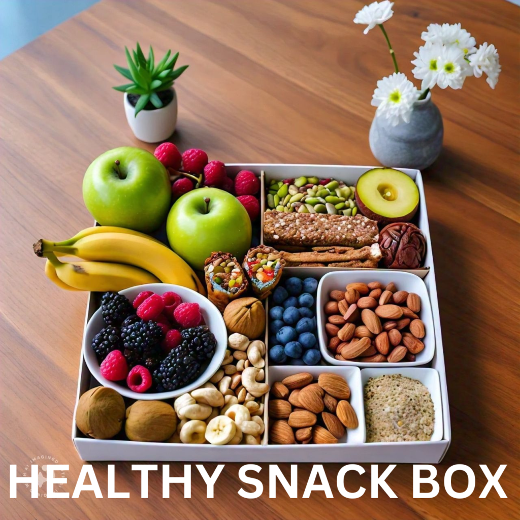 A pic show healthy snack box 