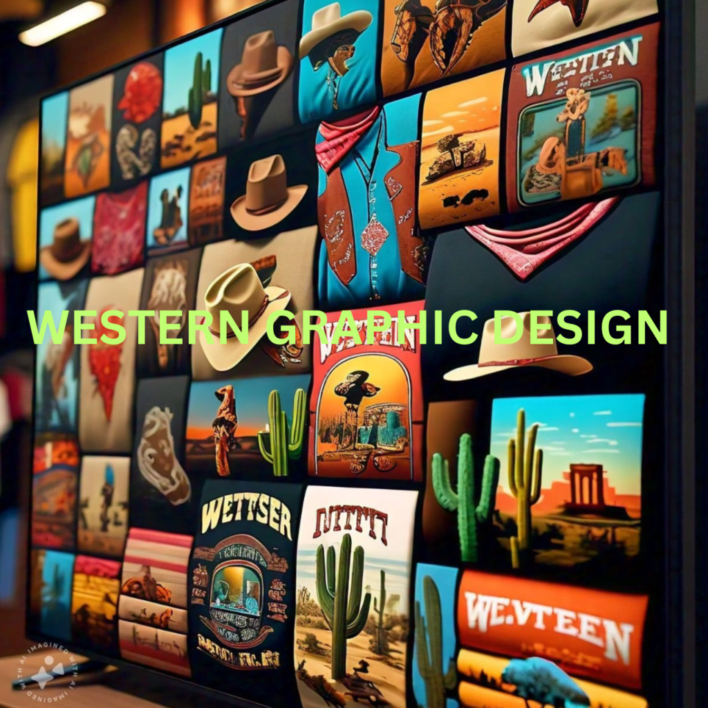 A screen show that western Graphic Tees 