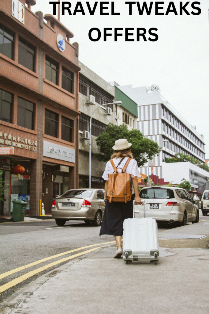 A girl have bag to go for travel tweaks offers 