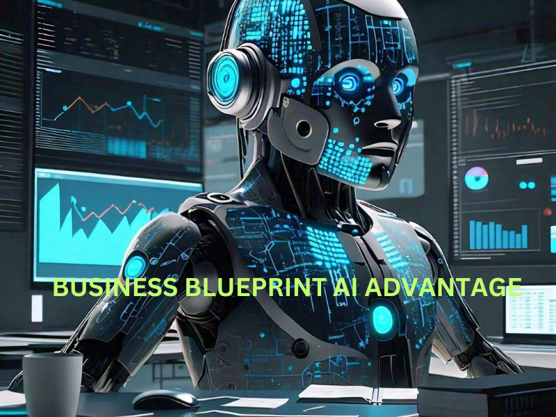 A pic show Business blueprint AI advantage