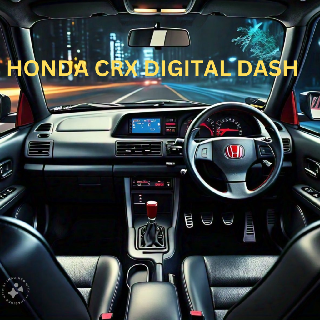 A pic show Honda CRX digital dash 