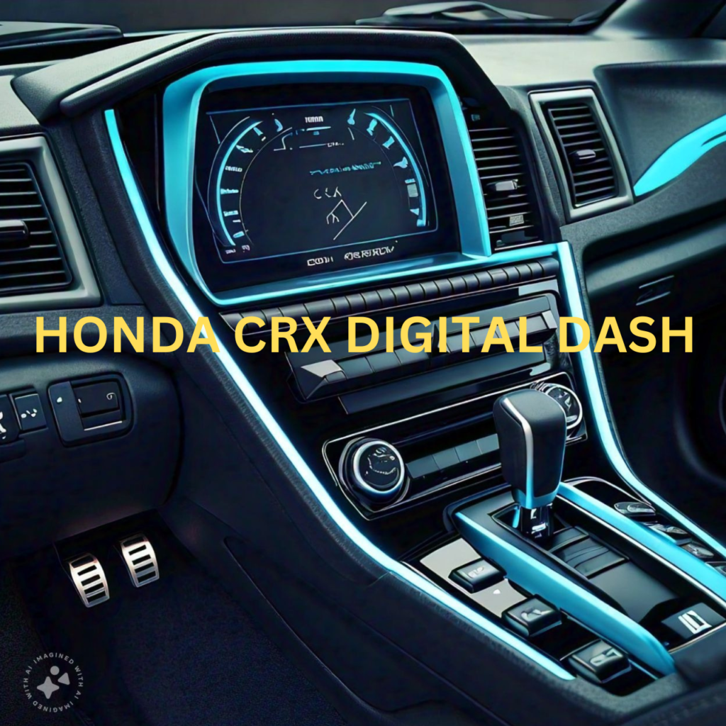 A pic show Honda CRX digital dash 