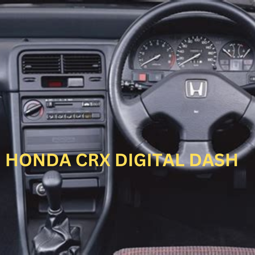 A pic show Honda CRX digital dash 