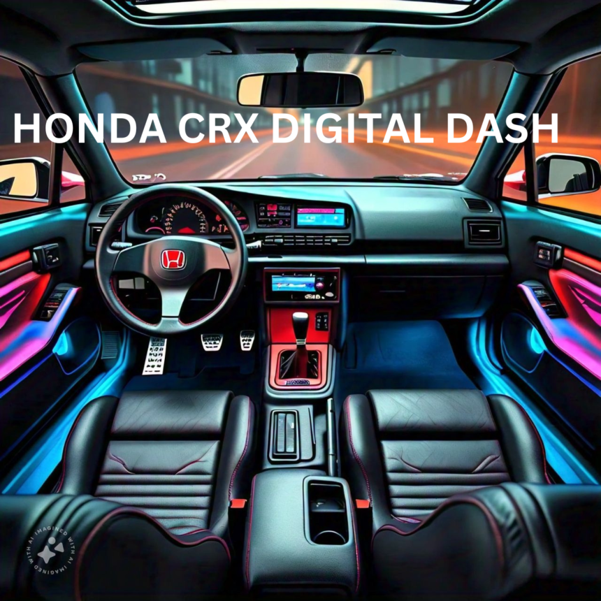 Honda CRX digital dash