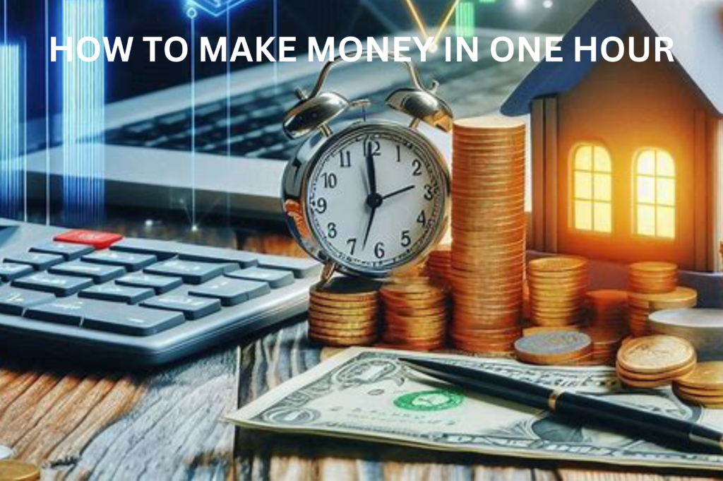 A pic show how to make money in one hour 