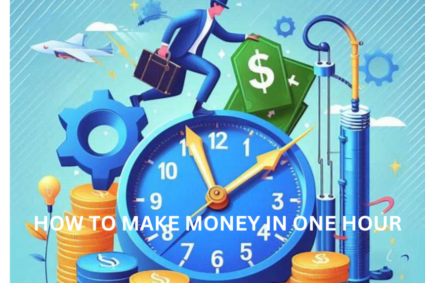 A pic show how to make money in one hour