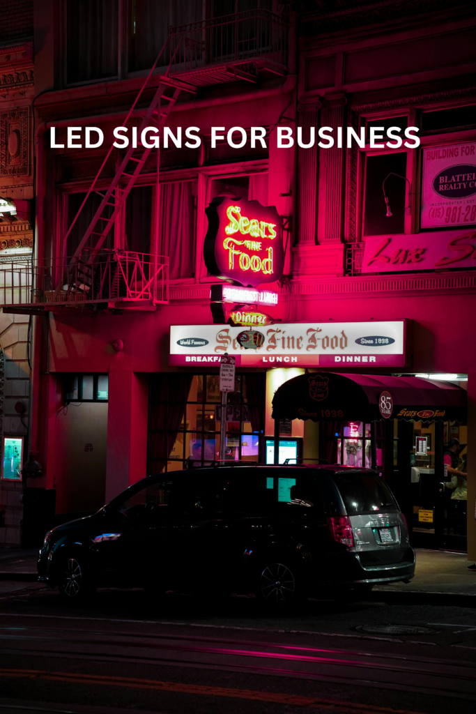 A pic show led signs for business 