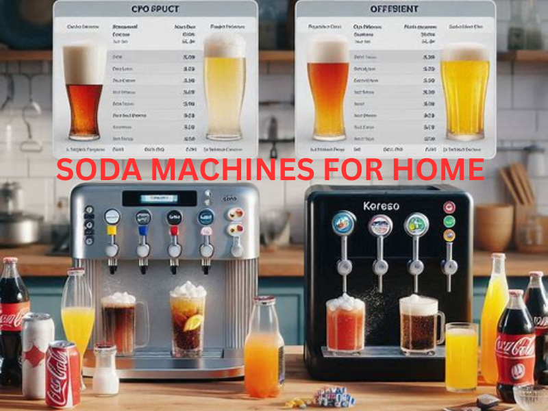 A pic show soda Machines for home 