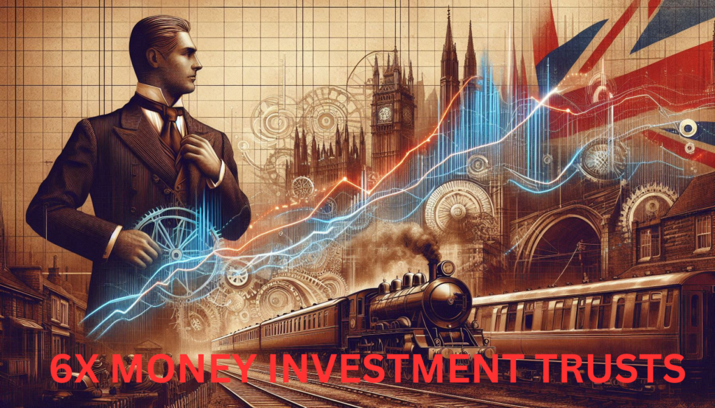 Line graph showing the historical performance of a popular investment trust.