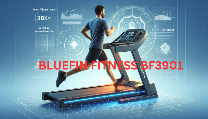 Person running on the Bluefin Fitness BF3901 treadmill