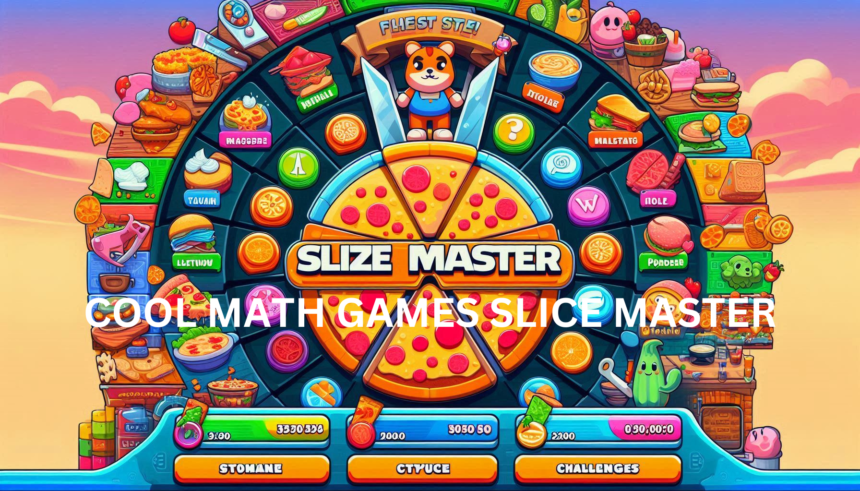 Main menu of Cool Math Games Slice Master displaying various levels and challenges.